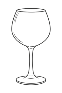 A HIGHBALL GLASS