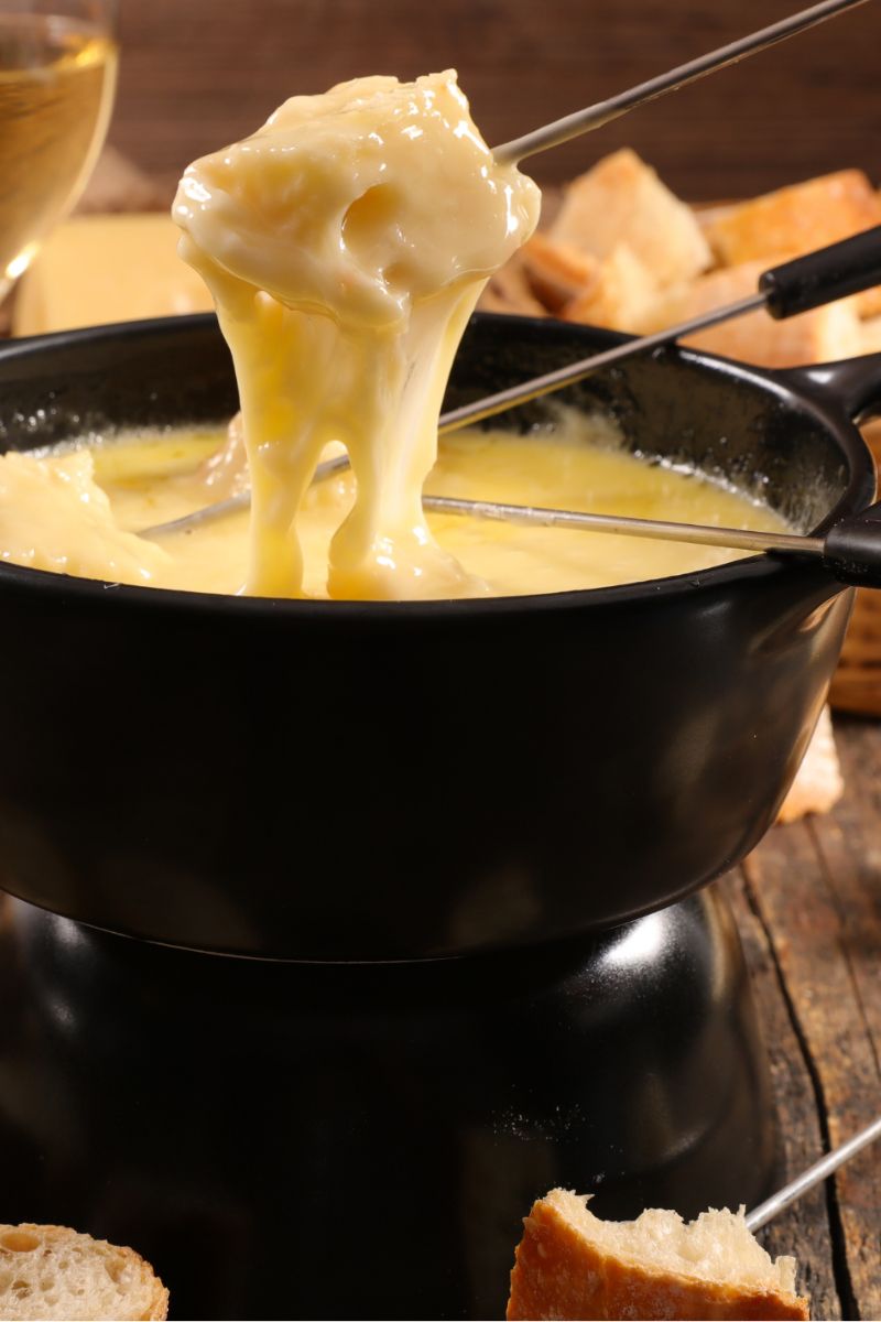 LA FONDUE AU VIN BLANC