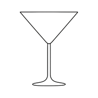 UN VERRE MARTINI